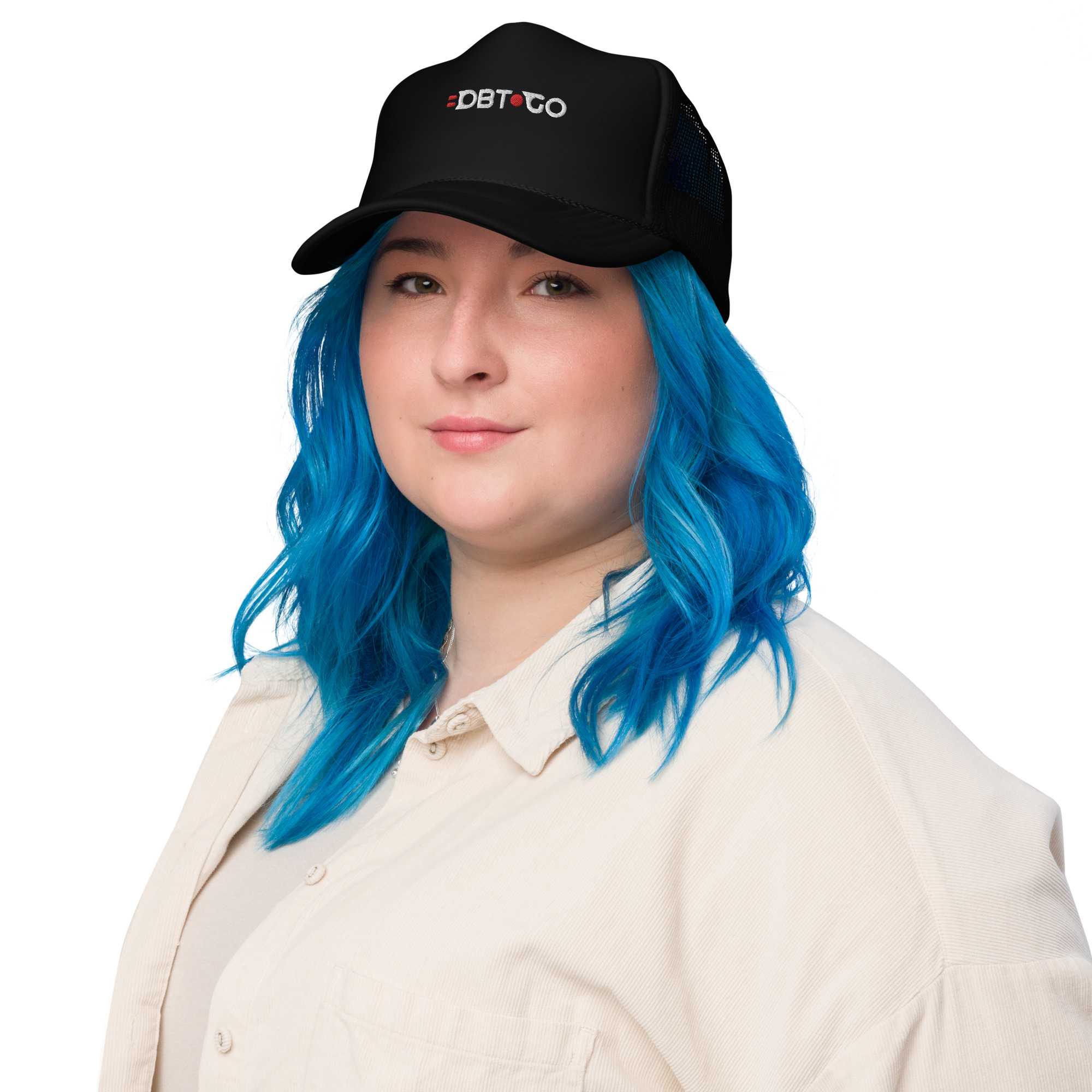 foam-trucker-hat-black-one-size-front-6359065abed76.jpg Foam trucker hat - Image 1