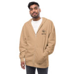 Unisex fleece zip up hoodie - Image 4