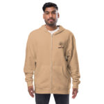 Unisex fleece zip up hoodie - Image 3