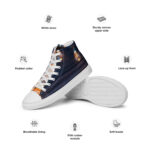 Women's high top canvas shoes - Image 6