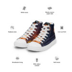 Women's high top canvas shoes - Image 5
